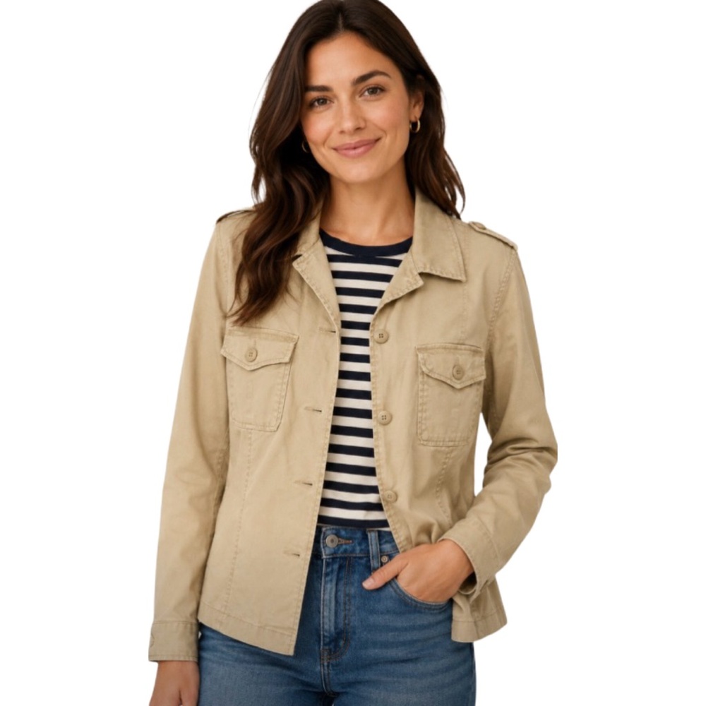 Lucky Brand Women's Tan Utility Jacket